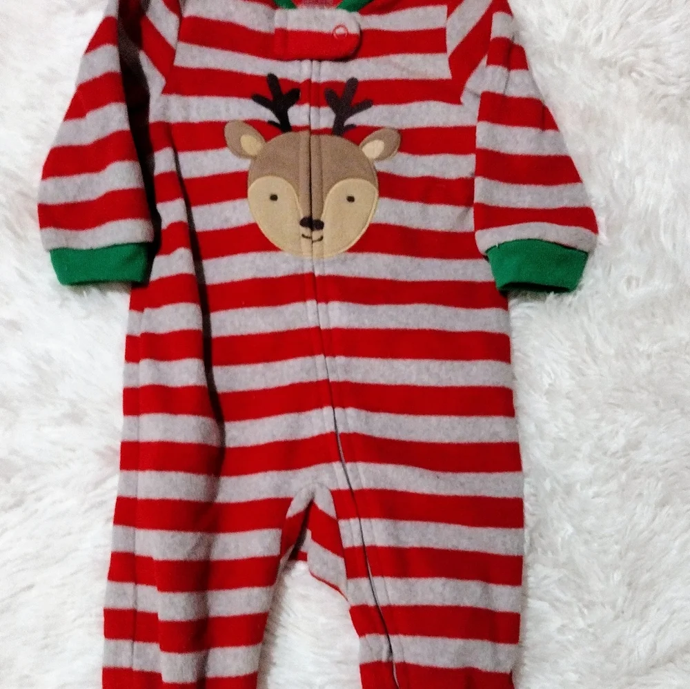 Carter's Reindeer 🦌 6 Month Fleece Onesie
